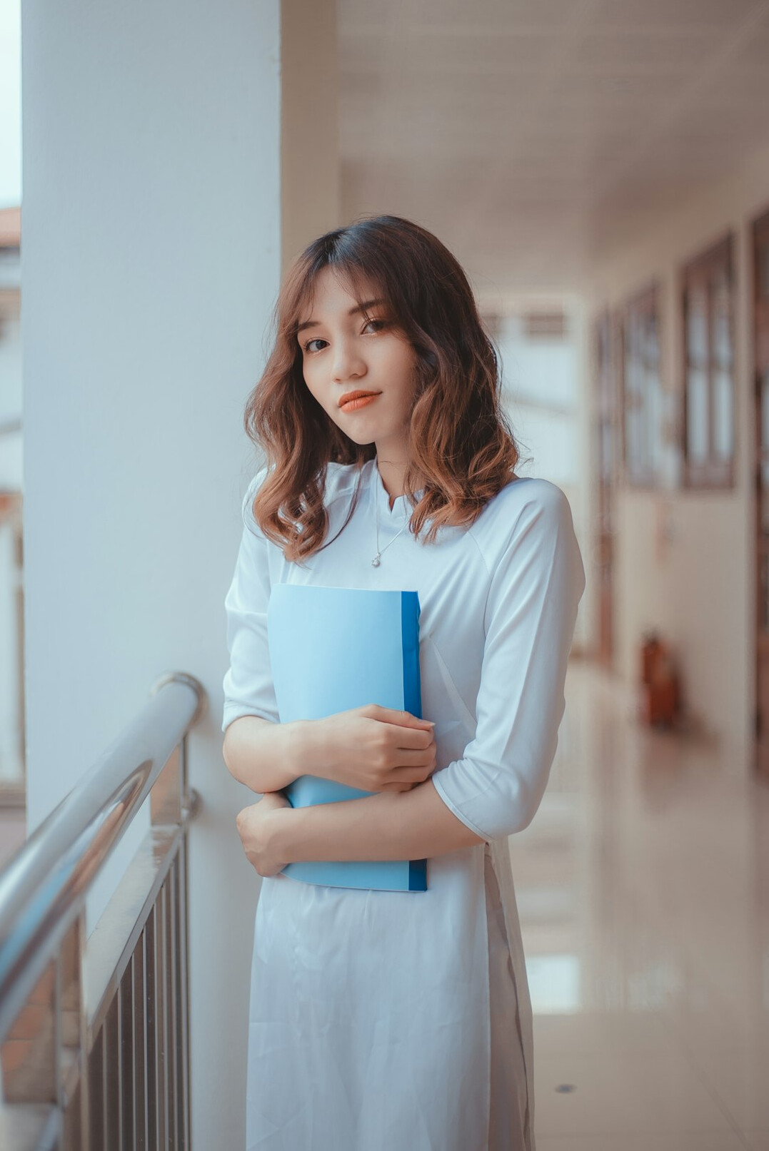 nurse studying medical book