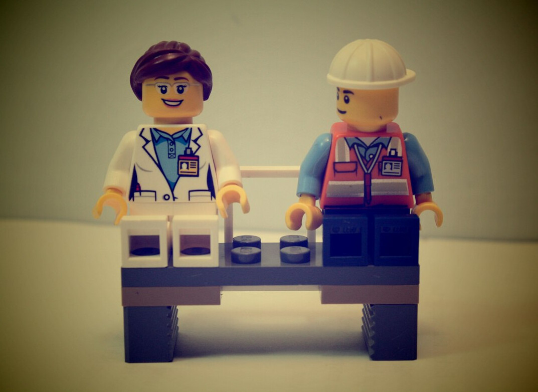 medical doctor in white coat