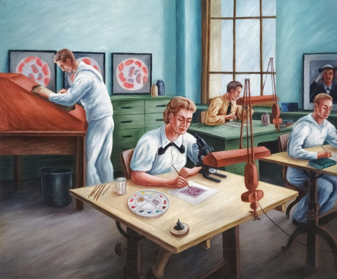 modern medical classroom